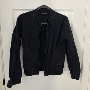 Brandy Melville Black Bomber Jacket